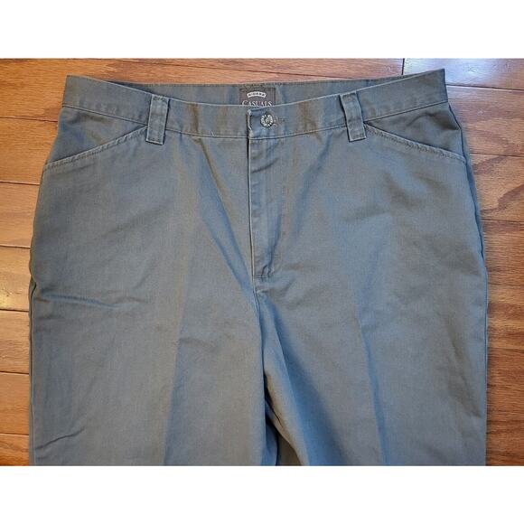 LEE Riders Size 16M Casual High-Rise Olive Chino Jeans Size - Picture 4 of 13